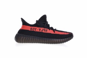 Adidas Yeezy 350 Boost V2 Negro y Rojo