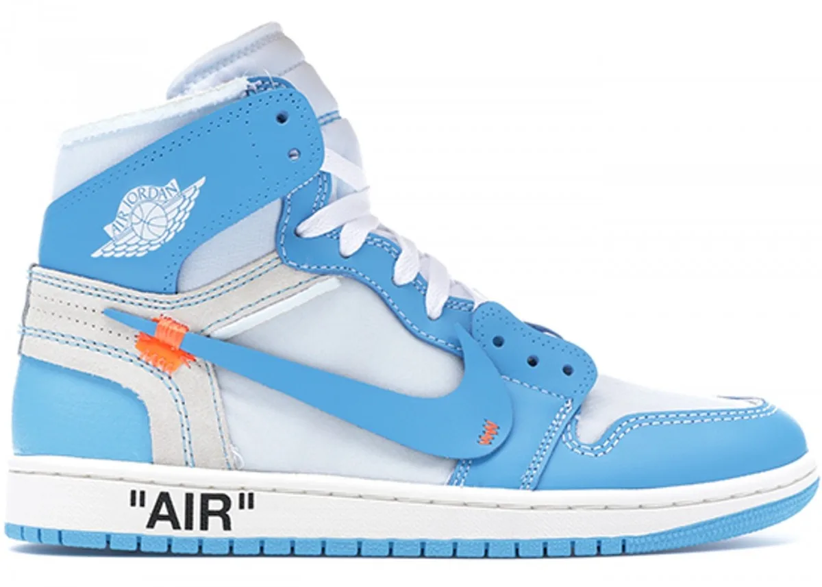 Air Jordan 1 x Off Bianco Blu