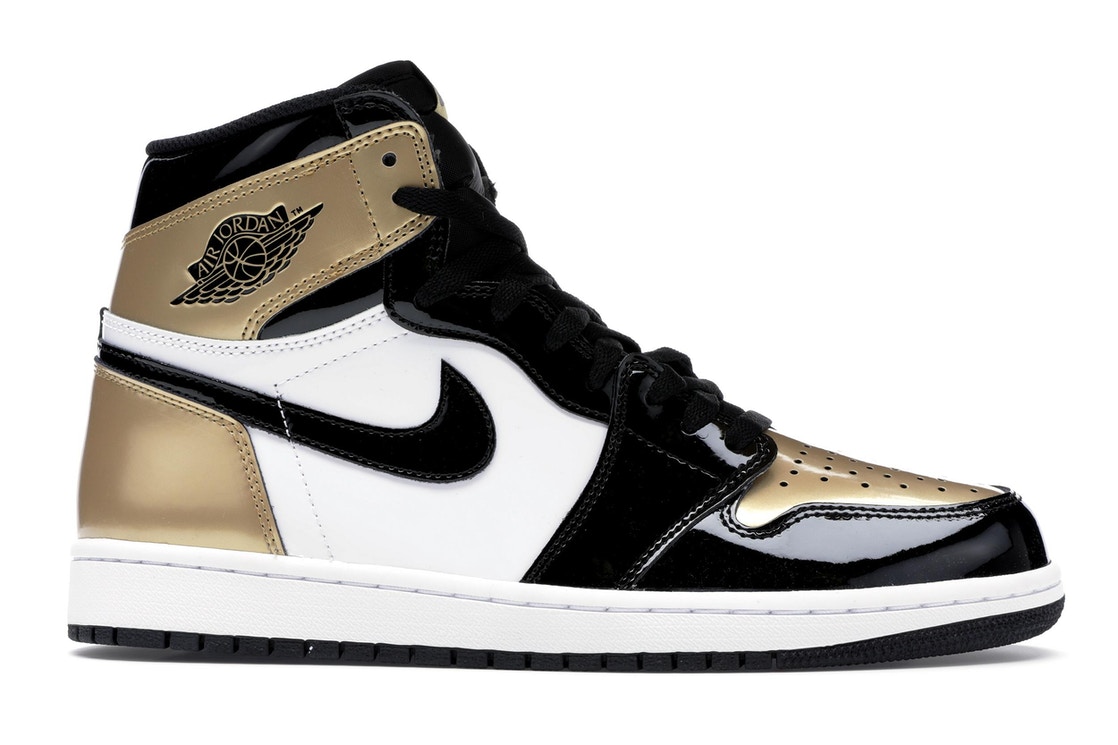 Air Jordan 1 Patent Gold Toe - TeCalzoShoes