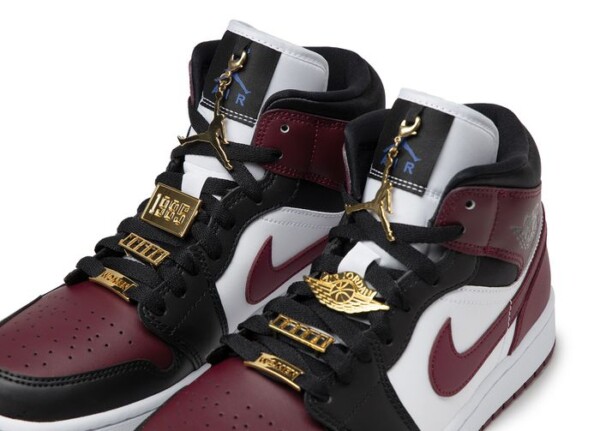 Air Jordan 1 Mid Nero Barbabietola - Immagine 3