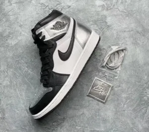 Air Jordan 1 High Silver Toe