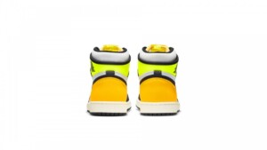 Air Jordan 1 Retro High White Black Volt University Gold