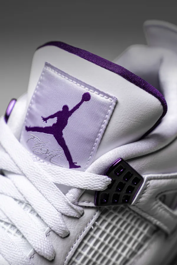 Air Jordan 4 Viola Metallizzato - Immagine 6