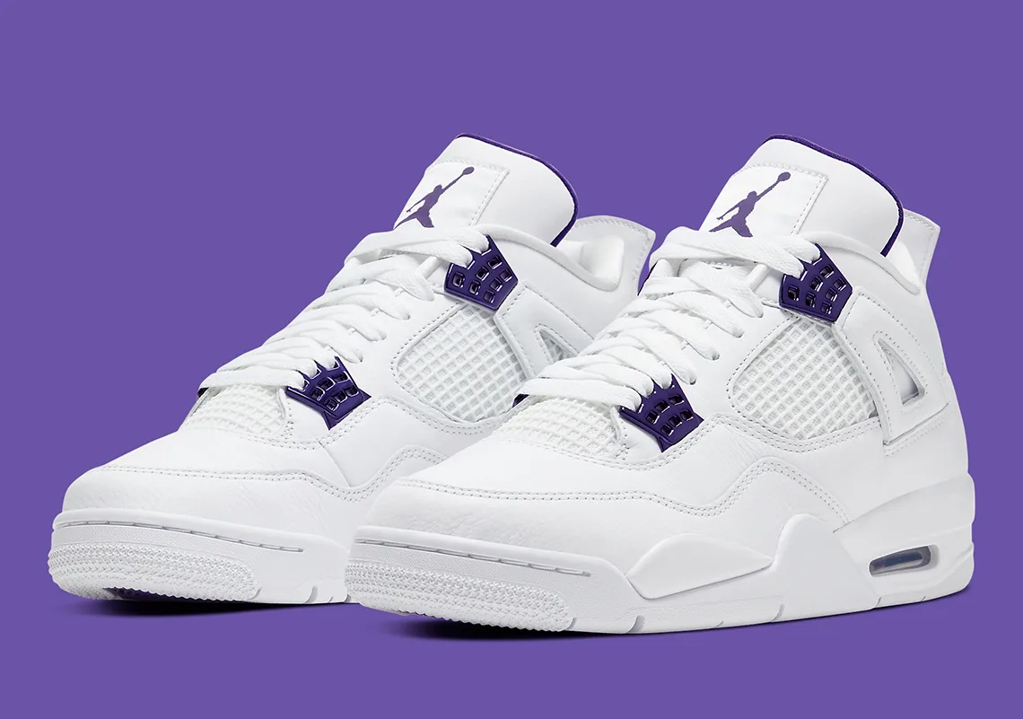 Air Jordan 4 Viola Metallizzato - Immagine 2