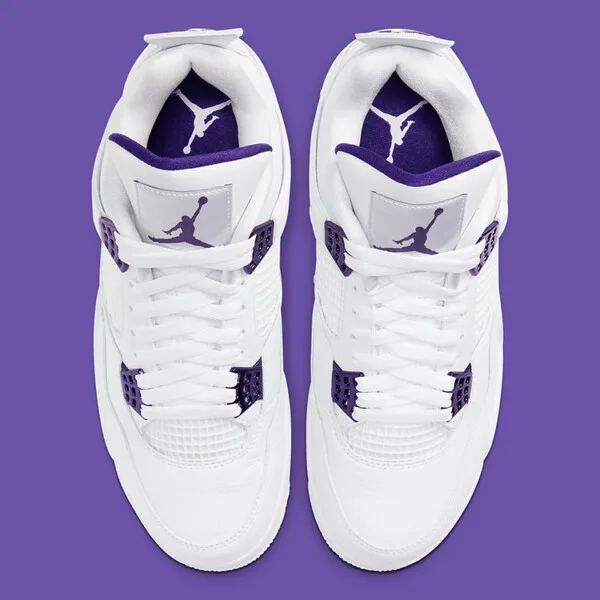 Air Jordan 4 Viola Metallizzato - Immagine 7