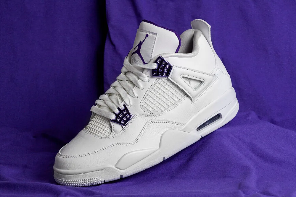 Air Jordan 4 Viola Metallizzato - Immagine 3