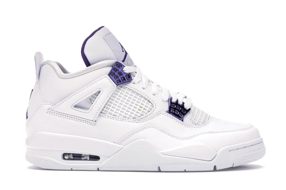 Air Jordan 4 viola metallizzato