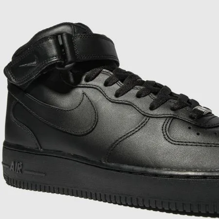 Air Force 1 Mid Black - Imagen 3