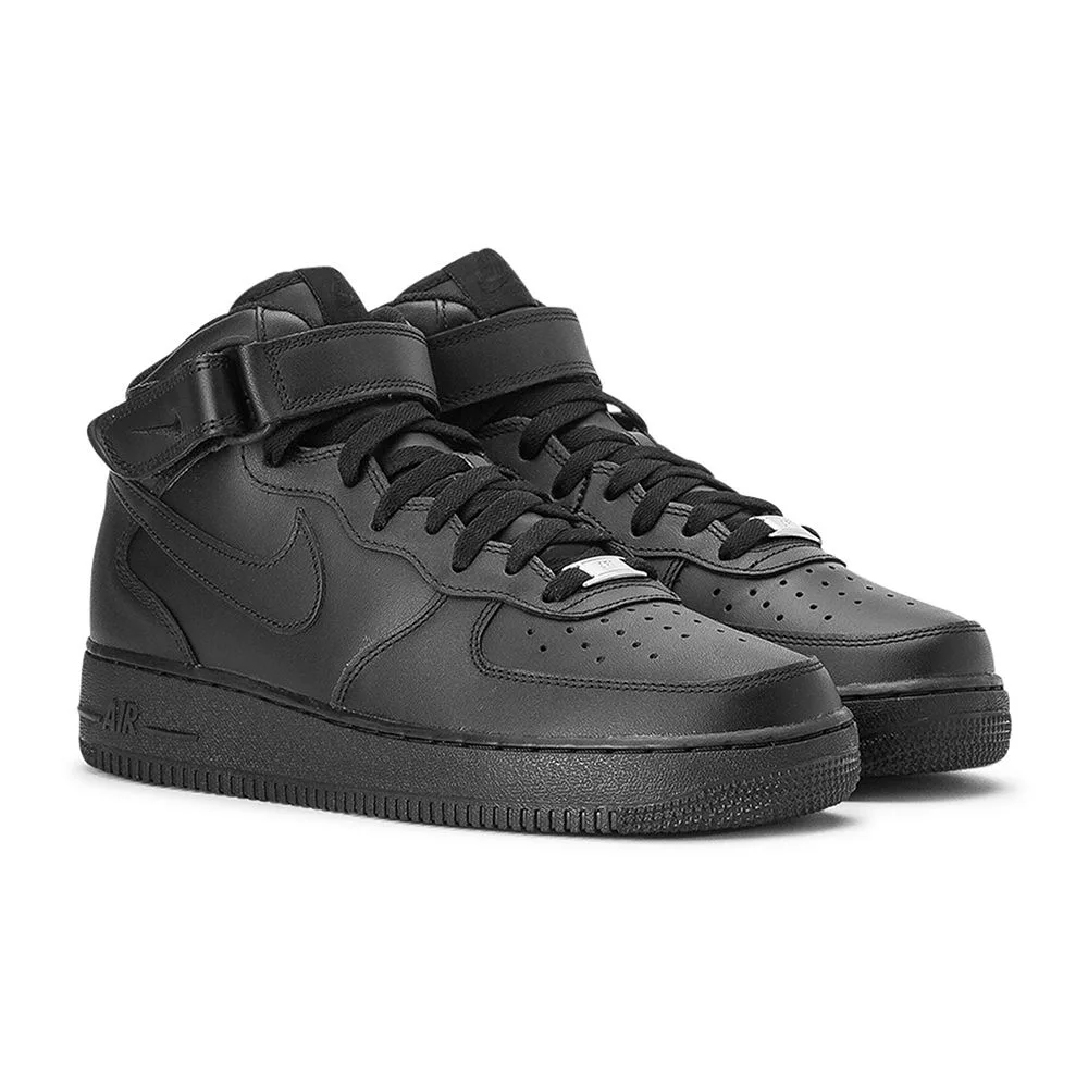 Air Force 1 Mid Black - Imagen 2