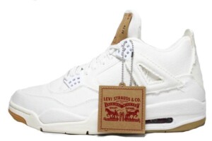 Air Jordan 4 Levi’s White