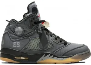 Air Jordan 5 x Off White Negro