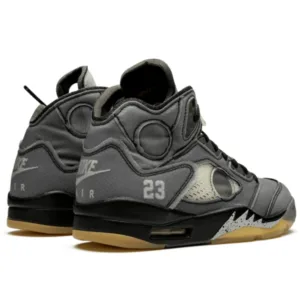 Air Jordan 5 x Off White Negro