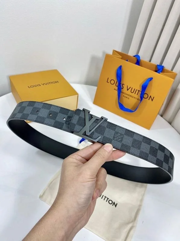 Cintura nera Louis Vuitton