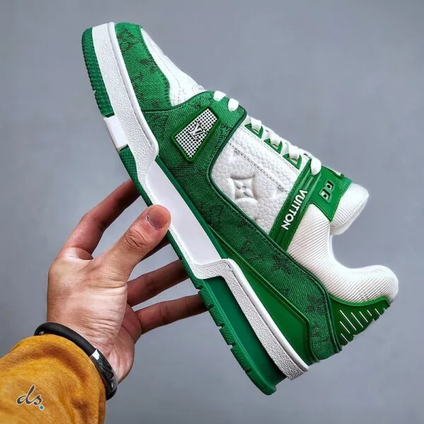 Louis Vuitton "LV Trainer" Verde - Immagine 4