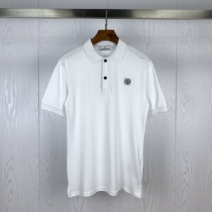 Polo Stone Island Blanco