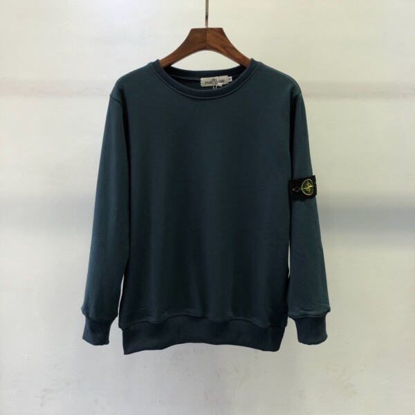 jersey stone island color azul marino