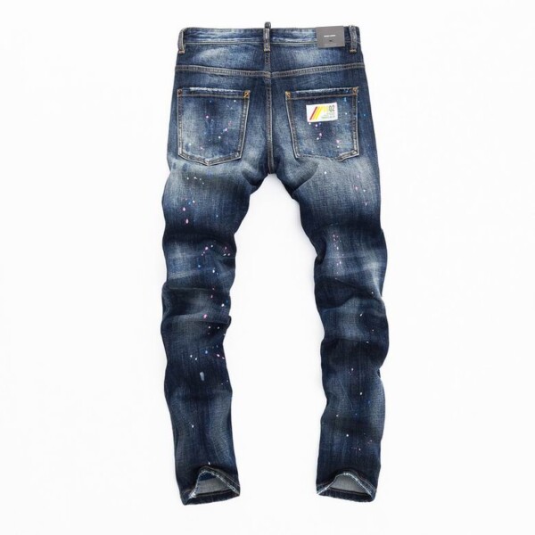 pantalones dsquared2 de color tejano azul