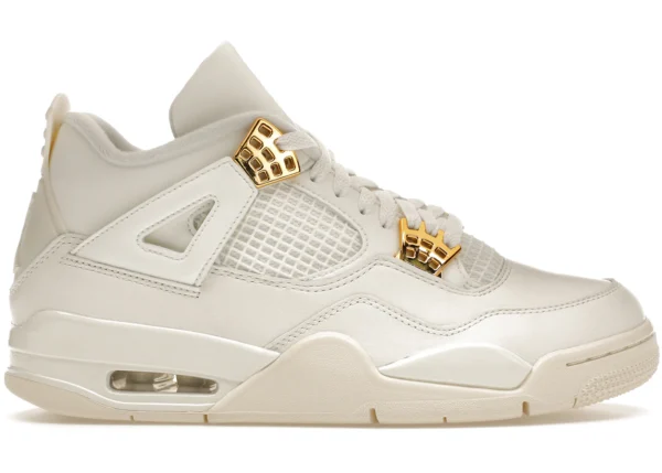 Air Jordan 4 Dorado Metalizado