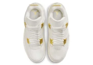 Air Jordan 4 Dorado Metalizado