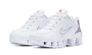 Nike Shox TL Blancas Plateadas
