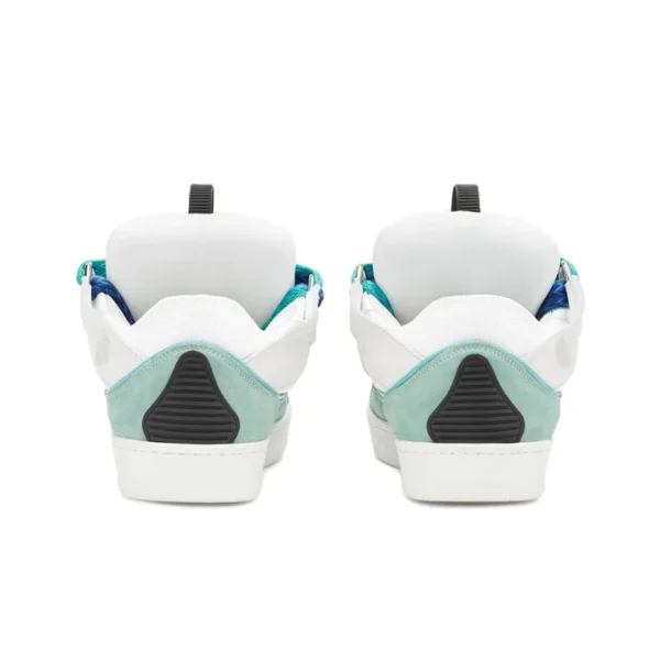 Lanvin Curb Sneaker Blanco Azul - Imagen 4