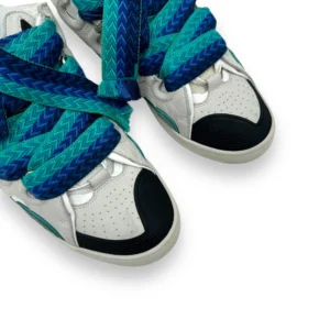 Lanvin Curb Sneaker Blanco Azul