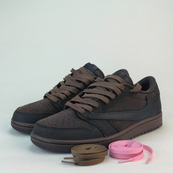 Air Jordan 1 Low Travis Scott Velvet Brown - Imagen 2