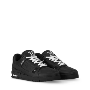 Louis Vuitton «LV Trainer» Negro Embossed Monogram