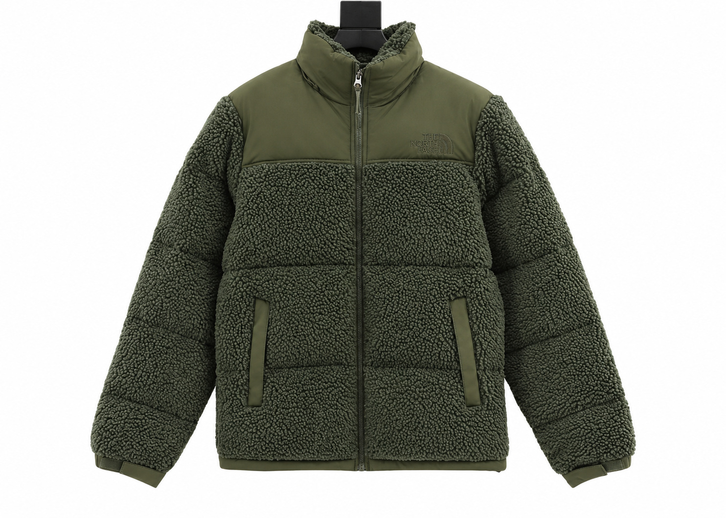 Chaqueta The North Face Verde Oliva Bolsillos