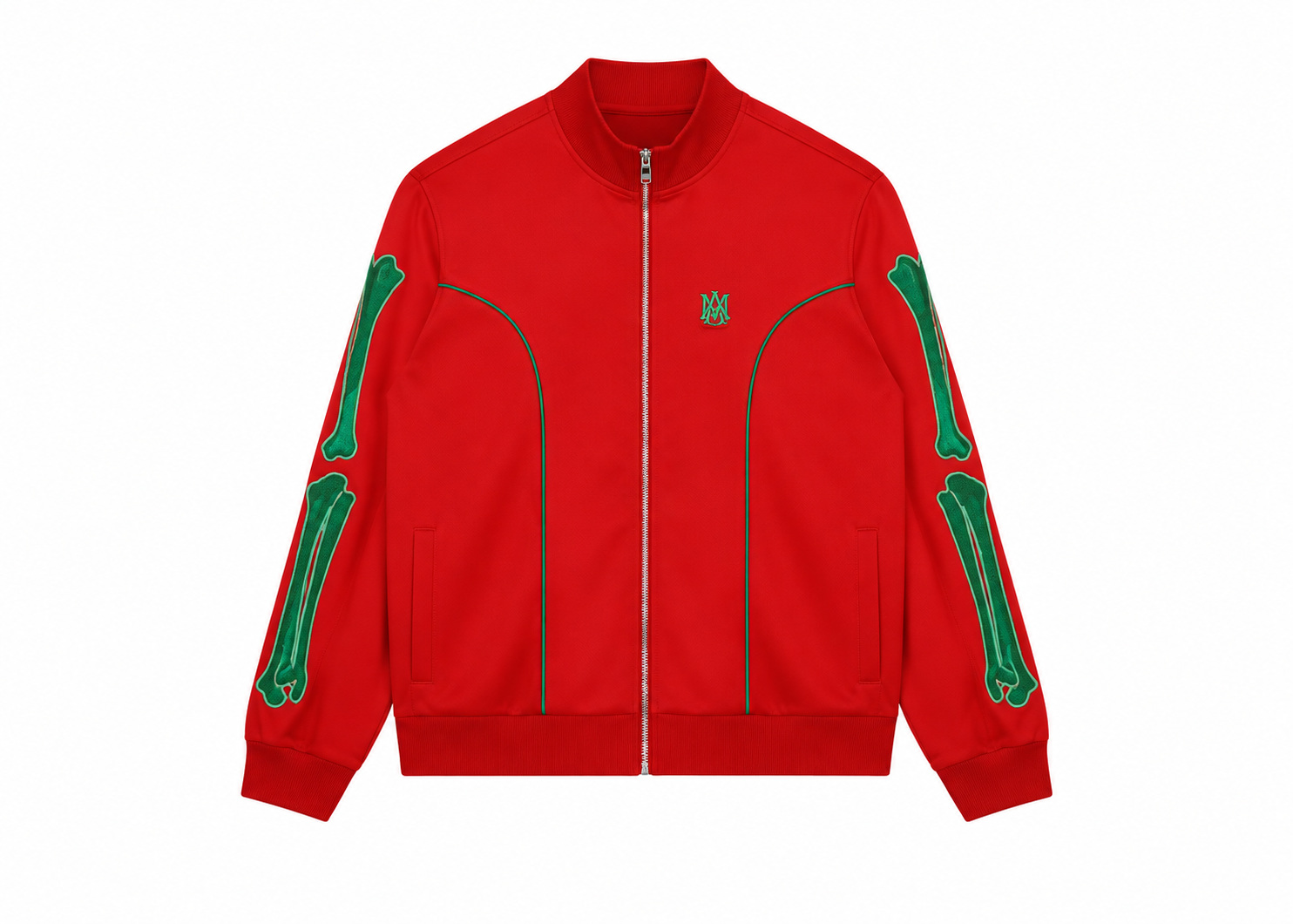 Chaqueta Amiri Bones Roja Verde