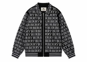 Chaqueta Burberry Bomber Negra Monograma