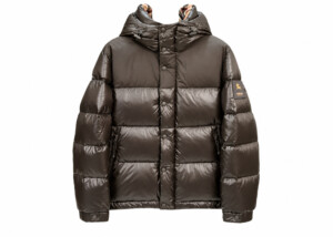 Chaqueta Burberry Acolchada Marrón Oscuro Brillante