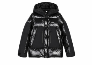 Chaqueta Burberry Acolchada Negra Brillante