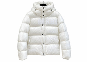 Chaqueta Burberry Acolchada Blanca Capucha