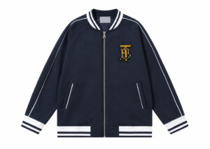 Chaqueta Burberry Track Azul Marino Bordado