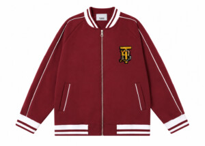 Chaqueta Burberry Track Burdeos Bordado