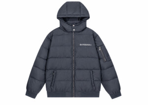 Chaqueta Burberry Acolchada Gris Antracita Capucha
