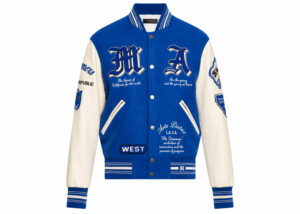 Chaqueta Amiri Dream Team Varsity Azul Blanca