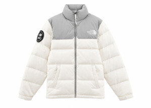 Chaqueta The North Face Acolchada Blanca Gris